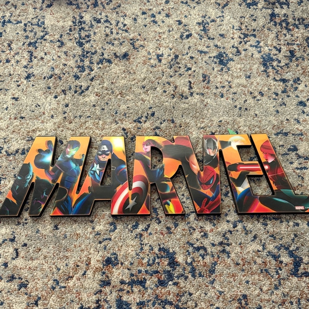 Marvel Heroes Colorful Wall Decor